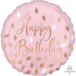 18" Blush Birthday