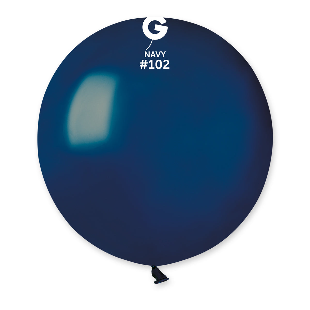 Solid Balloon Navy #102 - 19in.
