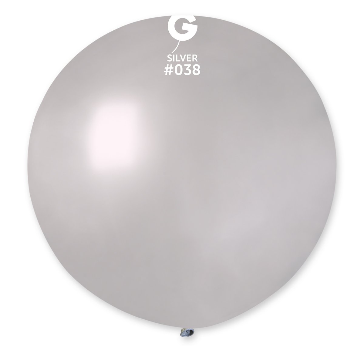 Metallic Balloon Silver #038 - 31 in. (x1)