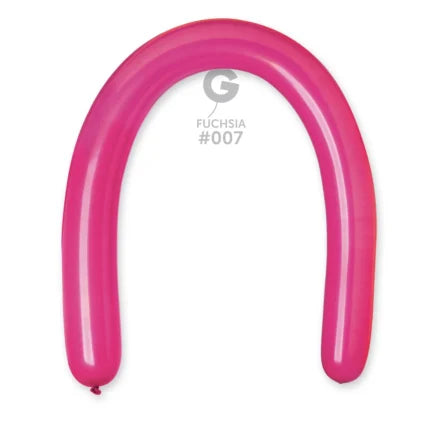 Solid Fuchsia Balloon #007 3in