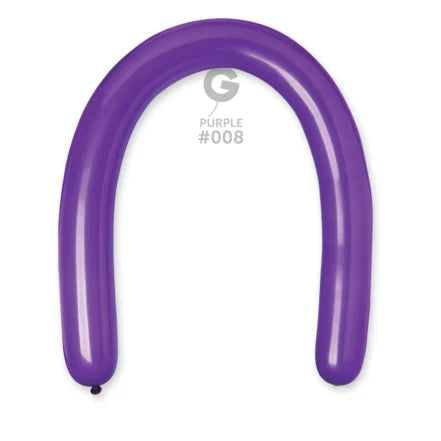 Solid Purple Balloon #008 3in