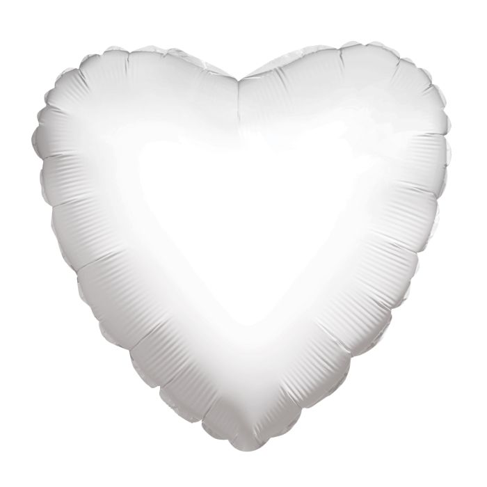 17" - 18" Heart Shaped Foil Balloon  - (Choose Color below)