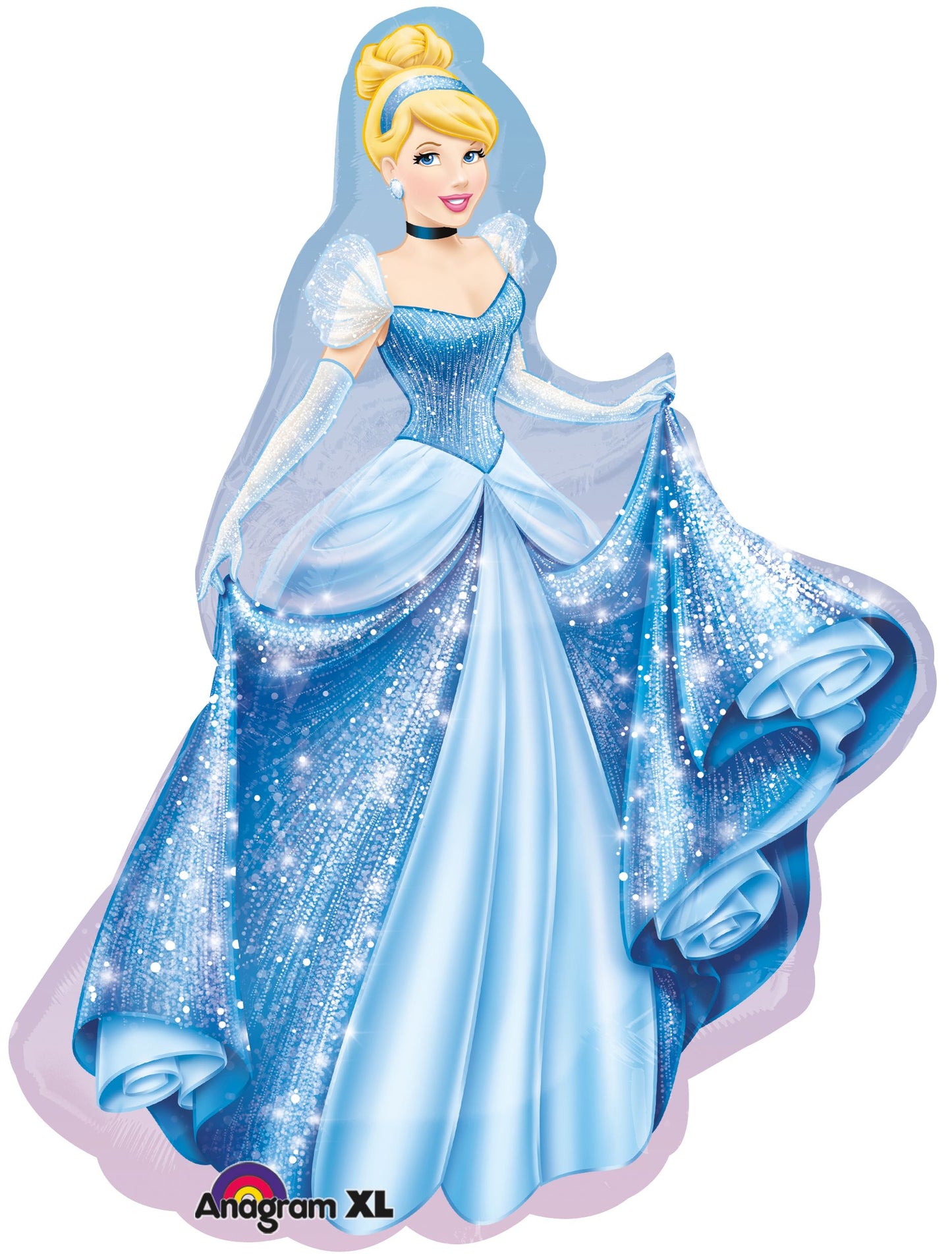 33" Foil Cinderella Shape Balloon