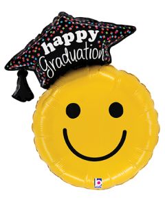 26" Graduation Smiley