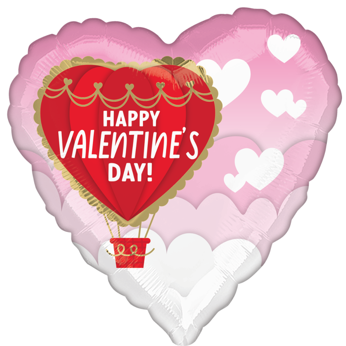 17'' Happy Valentine's Day Hot Air