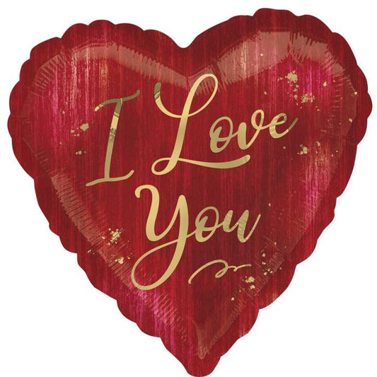 28'' I Love You Heart Foil Shape