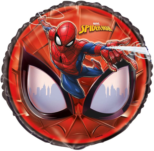 18" Spider-Man Round Foil Balloon