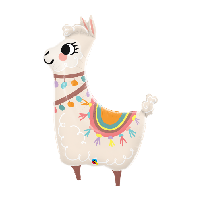 Llama Shape Foil Balloon 45 in.