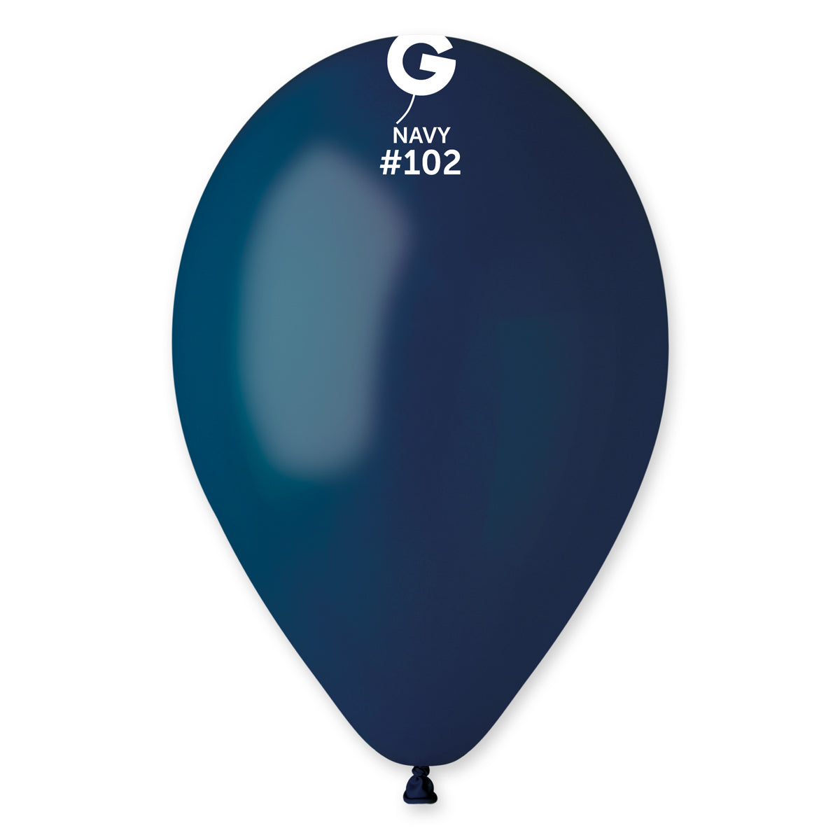 Solid Balloon Navy #102 - 12in.