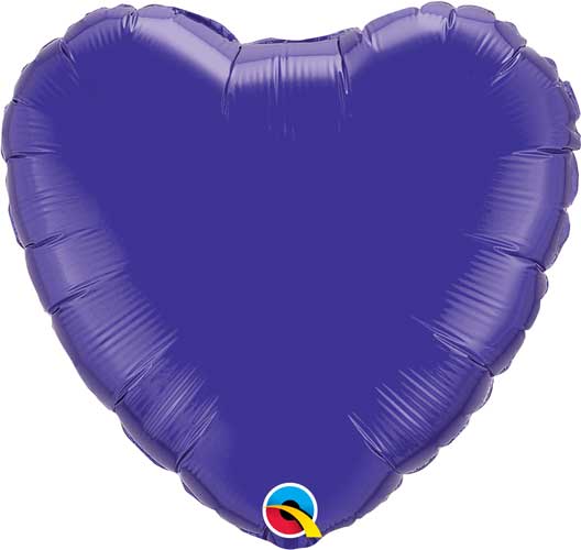 17" - 18" Heart Shaped Foil Balloon  - (Choose Color below)