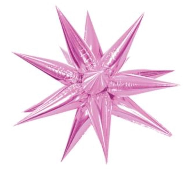 26" - 27" Starburst 3D Foil Balloon Lā Fete or Decochamp Brand - LARGE (Choose Color)