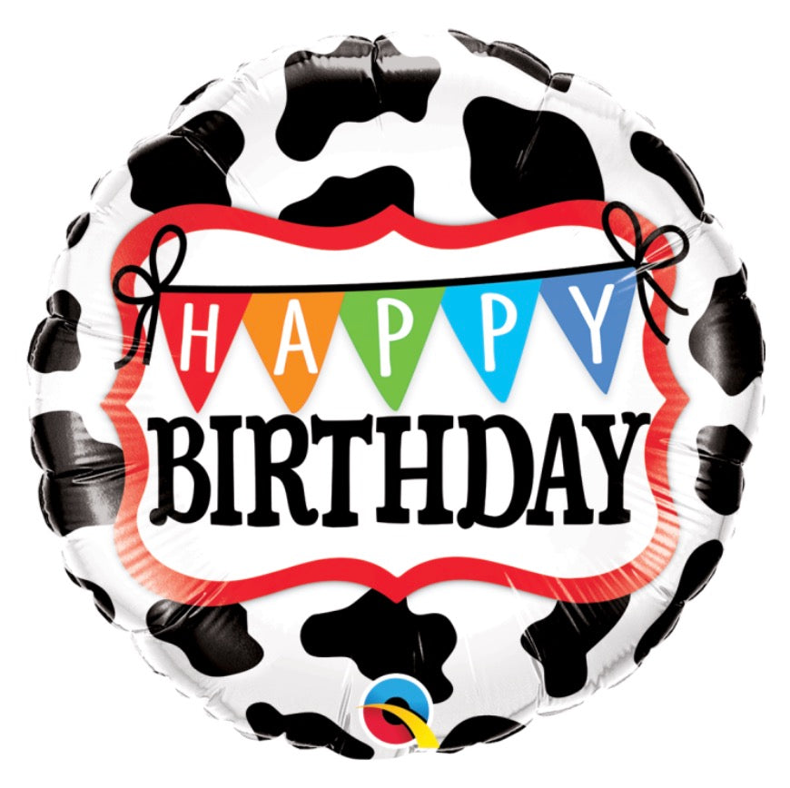 18" Holstein Cow B'day Pkg