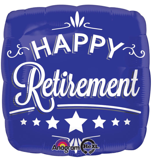 18" Retirement Stars - Flat Foil not in a Package