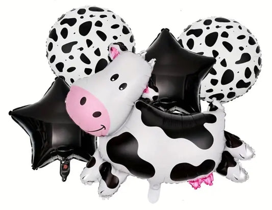 COW and Star Balloon Set (5 pieces)