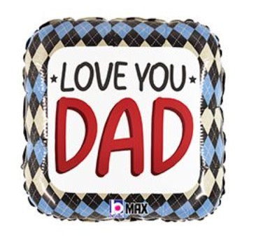 18" Love You Dad Pkg