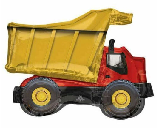 32" Dump Truck Foil Balloon