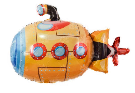 36" Yellow Submarine Foil Balloon