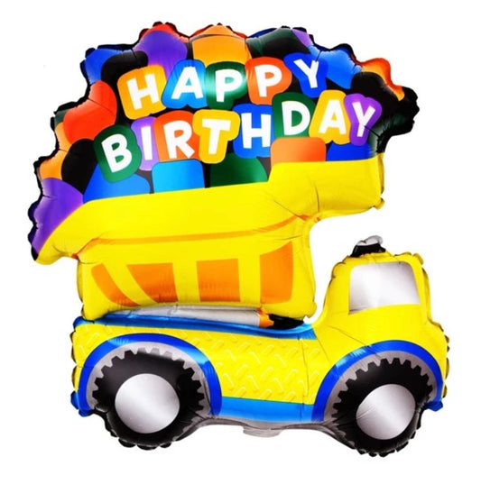 28" Happy Birthday Dump Truck