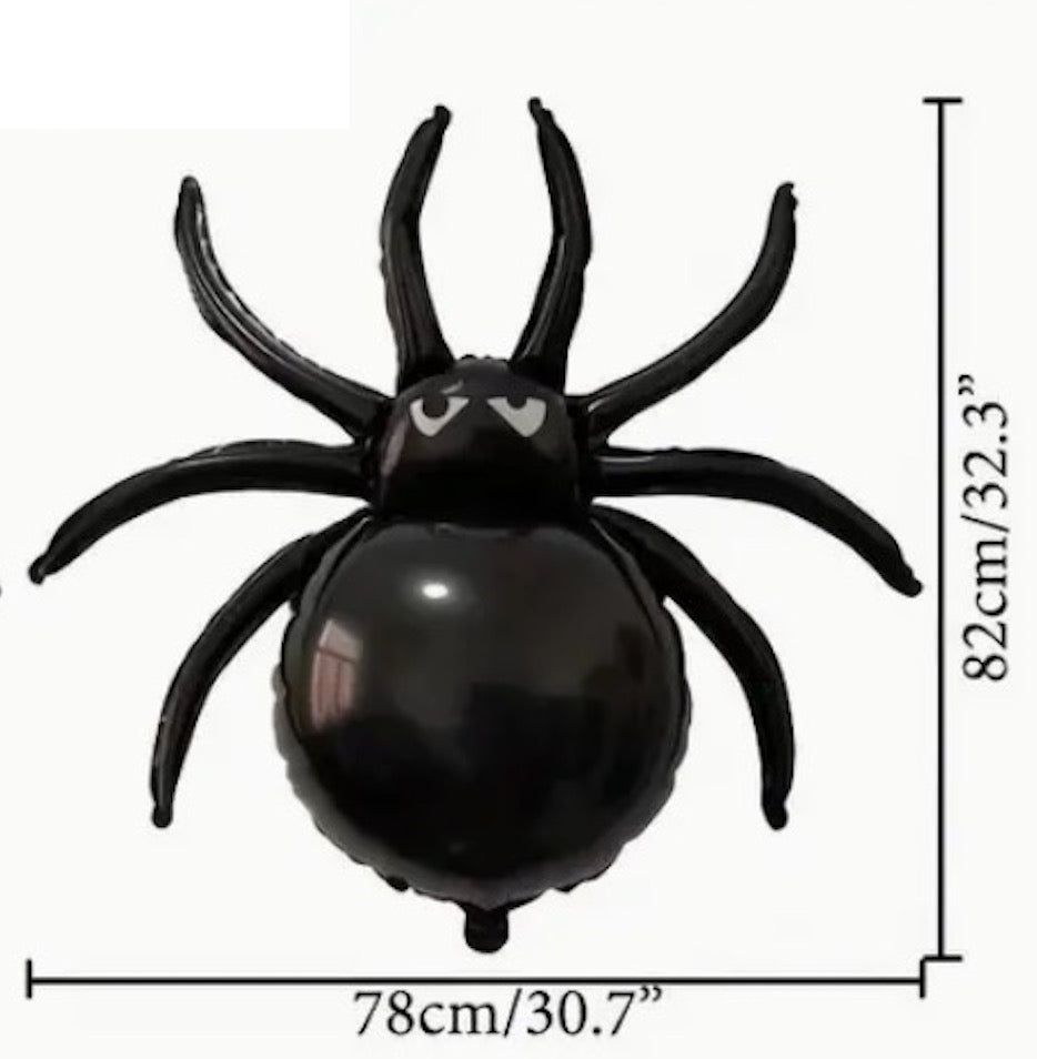 Black Spider Foil Balloon