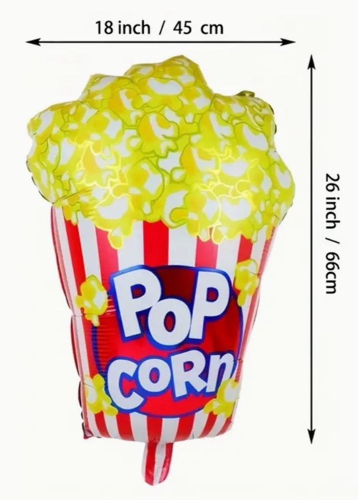 24" Popcorn Foil Balloon