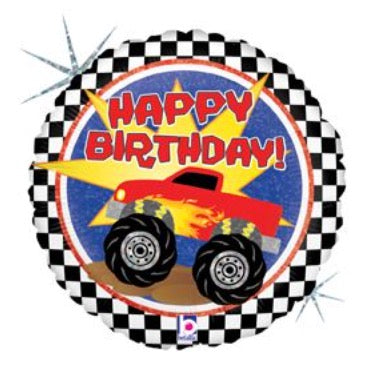 18" Monster Truck B'day Pkg