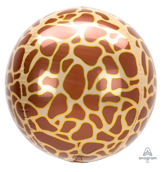 16" Giraffe Print Animalz Orbz