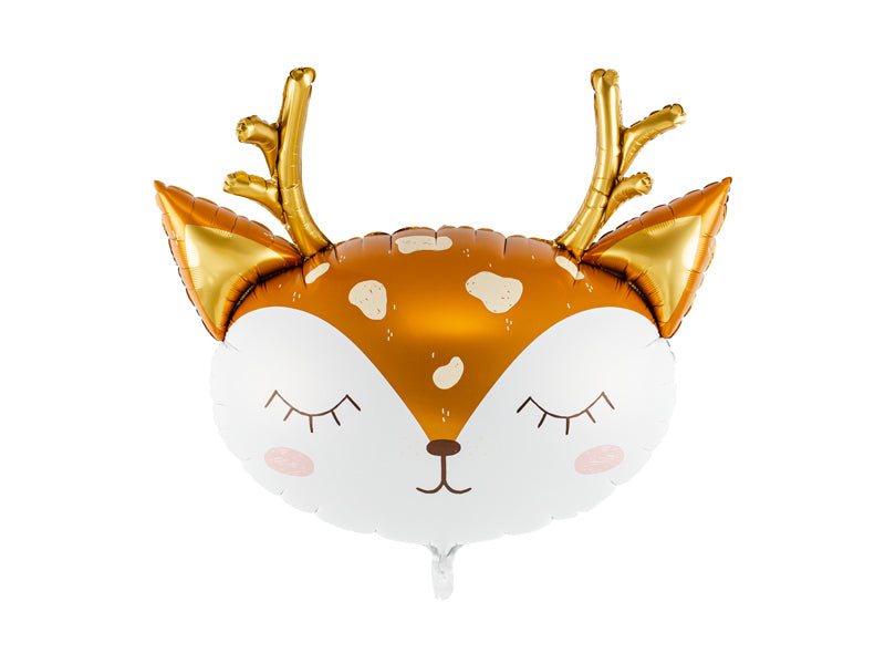 Cute Deer Foil Balloon 29n. PartyDeco USA