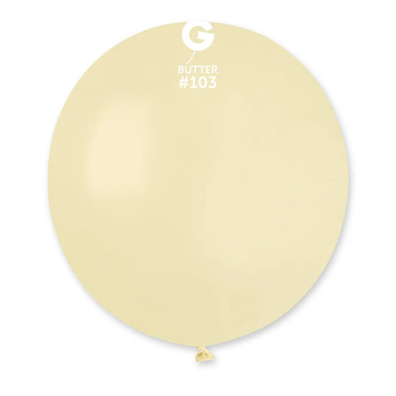 Solid Balloon Butter #103 19 in. – Mango Balloon