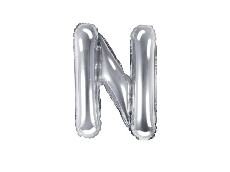 14" Silver Foil Letters (A to Z)