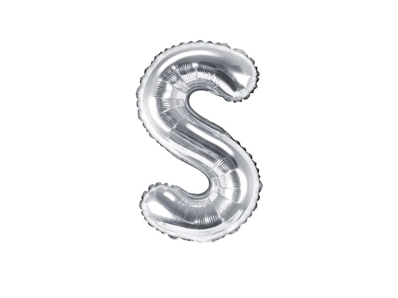 14" Silver Foil Letters (A to Z)