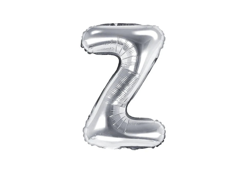 14" Silver Foil Letters (A to Z)