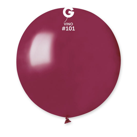 Solid Balloon Vino #101 - 19in.