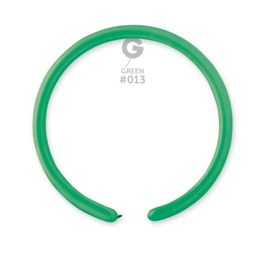 Solid Balloon Green 1 in. #013