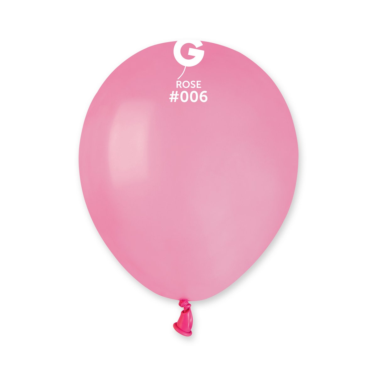Solid Balloon Rose #006 - 5 in.