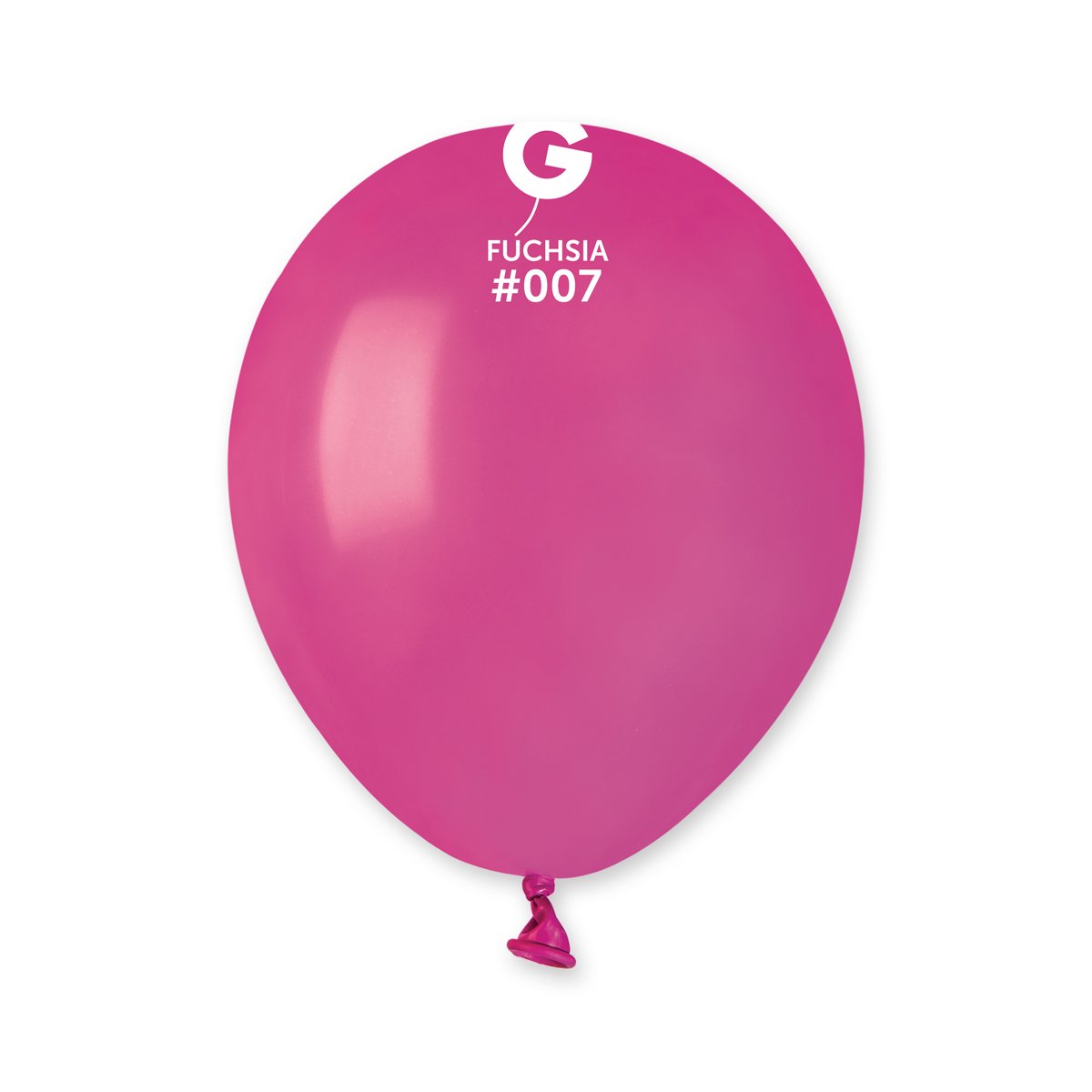 Solid Balloon Fuchsia #007 - 5 in.