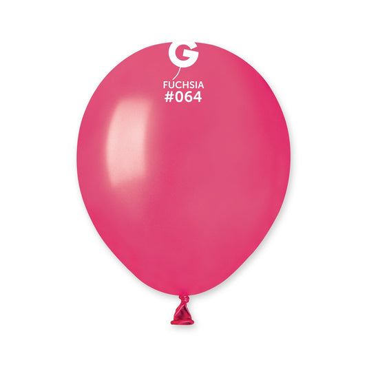Metallic Balloon Fuchsia #064 - 5 in.