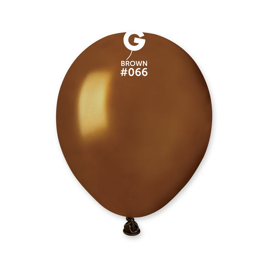 Metallic Balloon Brown #066 - 5 in.