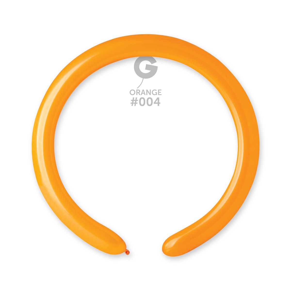 Solid Balloon Orange #004 2 in.