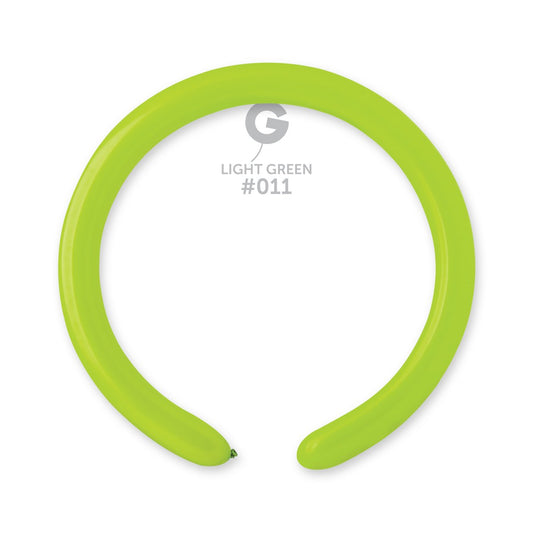 Solid Balloon Light Green #011 2in.