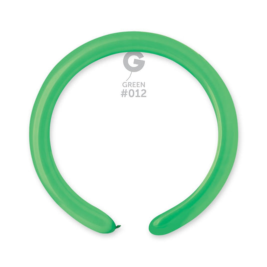 Solid Balloon Green #012 2 in.