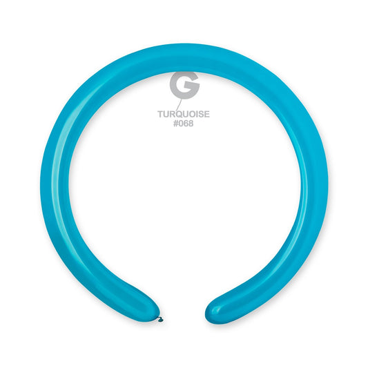 Solid Balloon Turquoise #068 2 in.