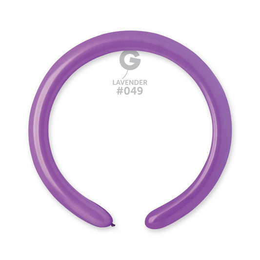 Solid Balloon Lavender #049 2 in.