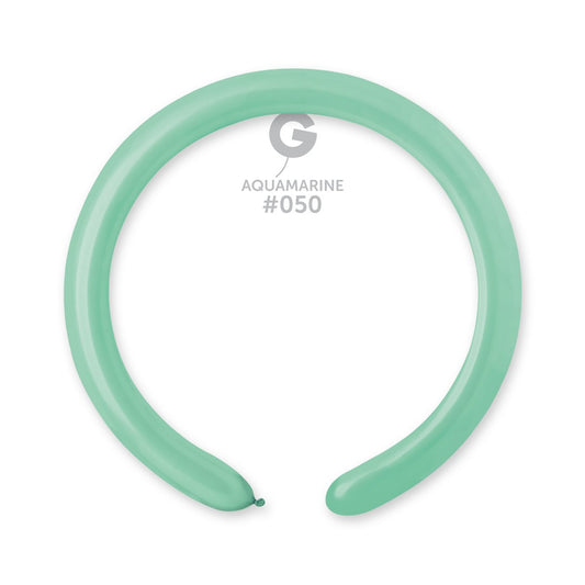 Solid Balloon Aquamarine #050 2 in.