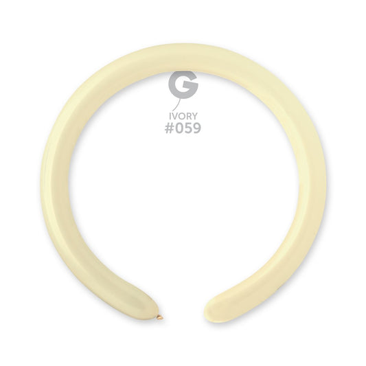 Solid Balloon Ivory #059 2 in.