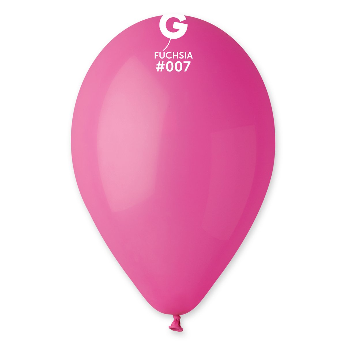 Solid Balloon Fuchsia #007 - 12 in.