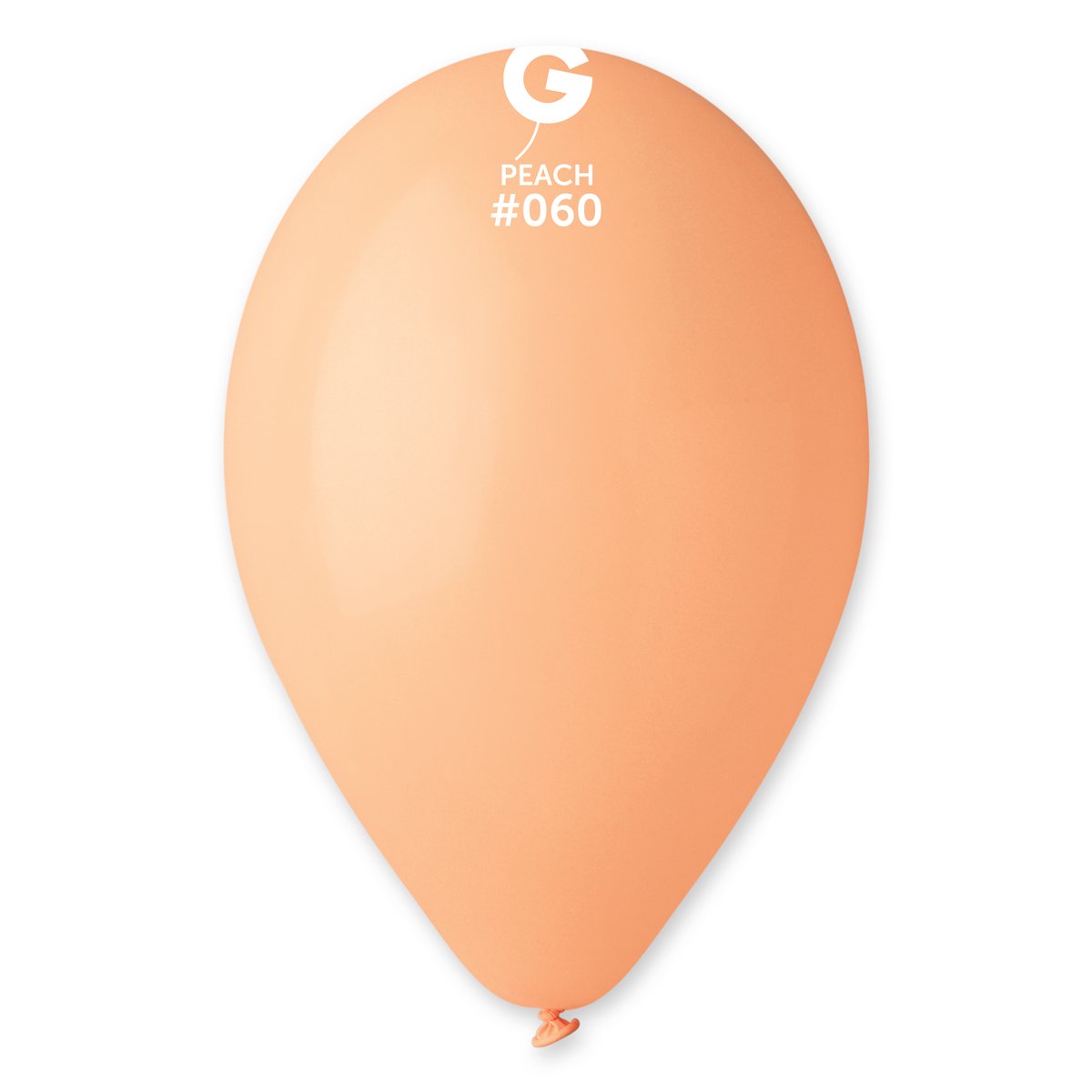 Solid Balloon Peach #060 - 12 in.