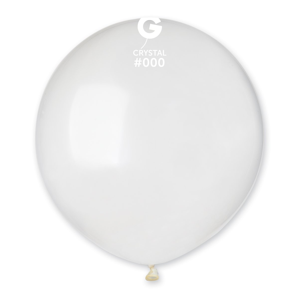 Crystal Balloon Clear #000 19 in.