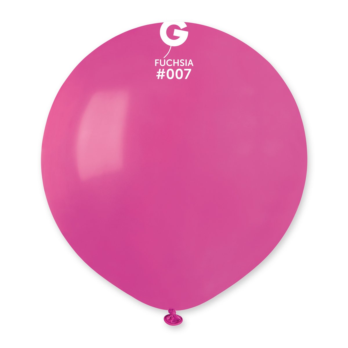 Solid Balloon Fuchsia #007 19 in.