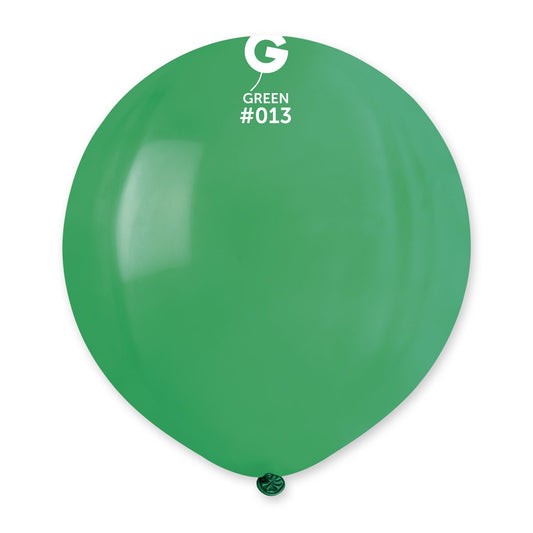 Solid Balloon Green #013 19 in.