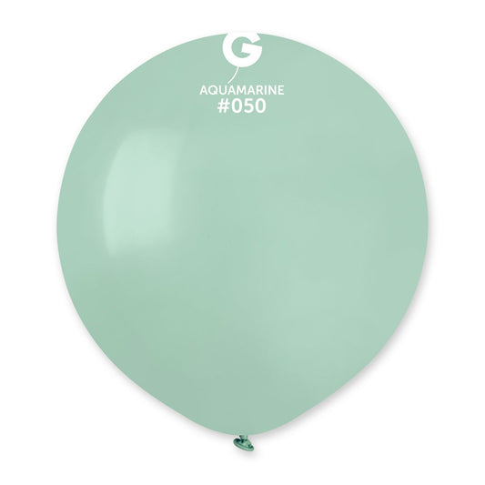 Solid Balloon Aquamarine #050 19 in.